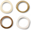 LILIE&WHITE 3 PCS Acrylic Resin Bracelet For Women Trendy Chunky Bangle Bracelets Fashion Colorful Bracelet Jewelry Gift
