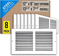 Fits 12x6 Duct Opening | Steel Return Air Grille by Handua | Vent Cover Grill by Handua