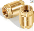 One Way Brass In-Line Check Valve 3/4 Inch IPS, In Line Water Hose Check Valve by Camoo