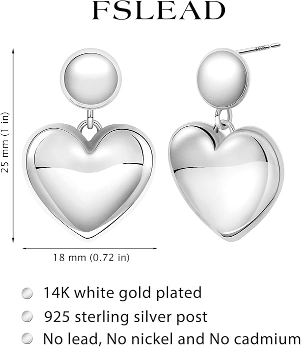 14K Gold Earring Cross Waterdrop Butterfly Heart Knot Earrings for Women Gold Silver Cross Leverback Drop Gold Silver Teardrop Hoop Dangle Earring White Gold Dangle Drop Earring