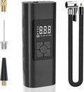 Tire Inflator Portable Air Compressor - Air Pump for Car Tires with Tire Pressure Gauge (120 PSI) - Portable Tire Inflator for Car, Tire Pump for Motorcycle, Bicycle and More
