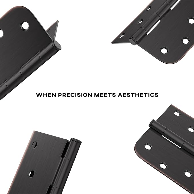 18 Pack goldenwarm 4in Oil Rubbed Bronze Door Hinges Interior Door Hinges 4 x 4 - Image 5