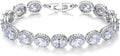 14K Gold Square Moissanite Bracelet, Refined Design for Formal Wear, Adjustable Fit