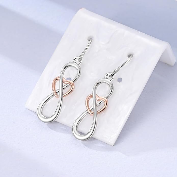 LAZA 925 Sterling Silver Hoop Earrings for Women, Hypoallergenic Huggie Butterfly Dangle Drop Earrings Colorful Flower Earrings Jewelry Gifts