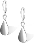 925 Sterling Silver Teardrop Dangle Earrings for Women Leverback Drop Dangle Earrings Jewelry Hypoallergenic Sterling Silver Teardrop Earring for Women Gifts
