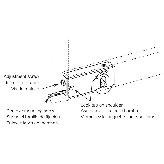 Prime-Line D 1688 1-1/4 In. Steel Ball Bearing Sliding Door Roller Assembly - Image 3