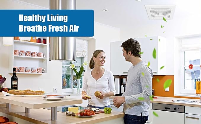 (1-Pack 12" BP90 Spring Bathroom Exhaust Fan Cover 12-1/4" x12" Vent Cover - Image 9