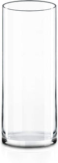 CYS EXCEL Cylinder Clear Glass Vase | Multiple Size Choices Glass Flower Vase by CYSEXCEL%C2%AE