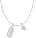 PAVOI 14K Gold Plated Dainty Necklace with Charms Set - Hypoallergenic Adjustable Chain Gold Charm Necklace for Women - Small Motif & Mantra 2 and 3-Pack Removable Pendants - Cute Jewelry Gifts