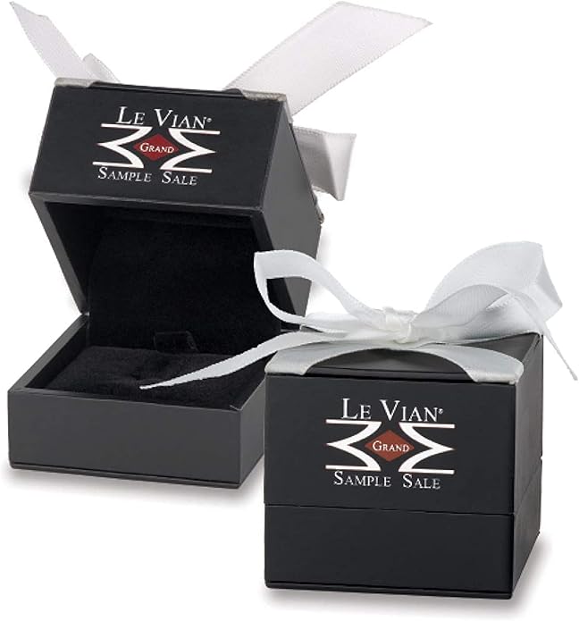 LE VIAN 1 1/8 Carat Vanilla and Chocolate Diamond Ring for Women | 14k Yellow Gold Central Square Shaped Statement Ring for Her (G-H/Brown, VS2-SI1, 1.13 cttw) Promise Anniversary Band Size 6.5 and 7