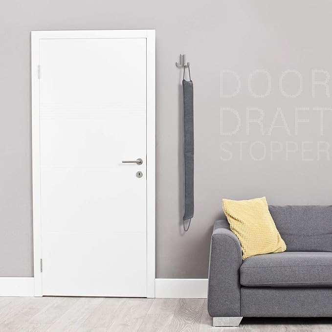 Door Draft Stopper, 42 Inch Weighted Under Door Noise Cold Air Blocker - Image 7