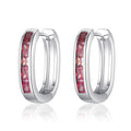 Trendy CZ Gold/Silver Hoop Earrings for Women Square Hypoallergenic chunky gold Hoop Earrings Geometric Minimalist Rectangle Hoops