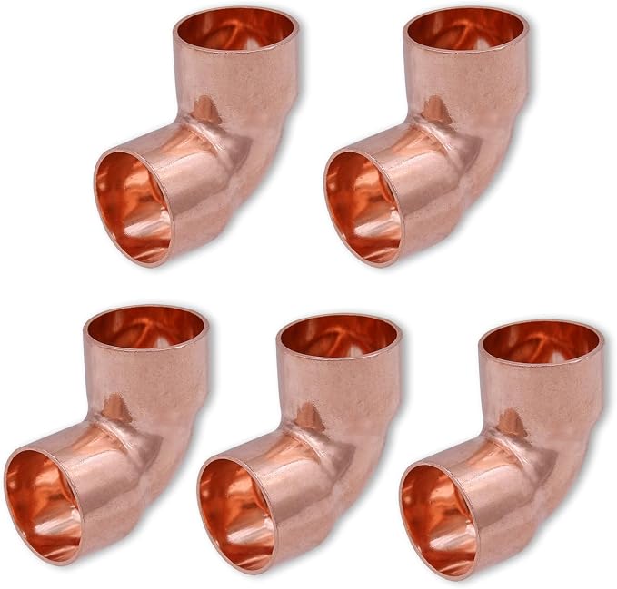 1/2" Copper Elbow，90 Degree Copper Fitting Welding Joint by YTkavq