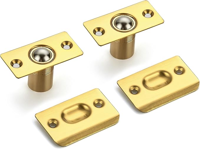 Ravinte Gold Door Ball Catch, Closet Door Latch Adjustable, 2 Pack | Solid - Image 9