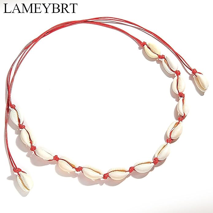 Women's Shell Starfish Boho Layered Beaded Necklace Choker for Summer Beach Vacation Gifts for Birthday/Anniversary/Christmas