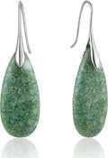 SELOVO Stone Fishhook Dangle Drop Earrings Statement Earrings for Women Stone