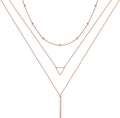 Turandoss Gold Layered Necklaces for Women - 14K Gold Plated Handmade Multilayer Bar Pearls Coin Disc Moon Butterfly Medallion Adjustable Dainty Layered Choker Necklaces for Women Jewelry