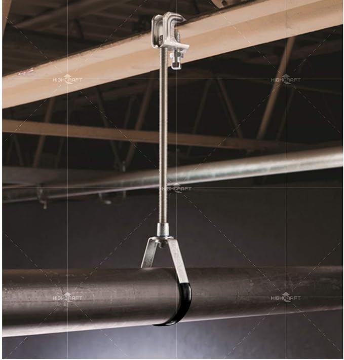 HIGHCRAFT ITS-Q03 Swivel Loop Pipe Hanger, Plastic Coated Steel, 3 in, 3 in - Image 5