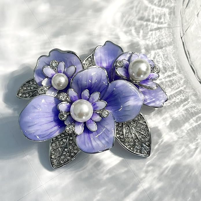 Brooch Pin - Gold Plated | Ideal Gift for Mom & Wife on Thanksgiving Day, Birthdays & Weddings