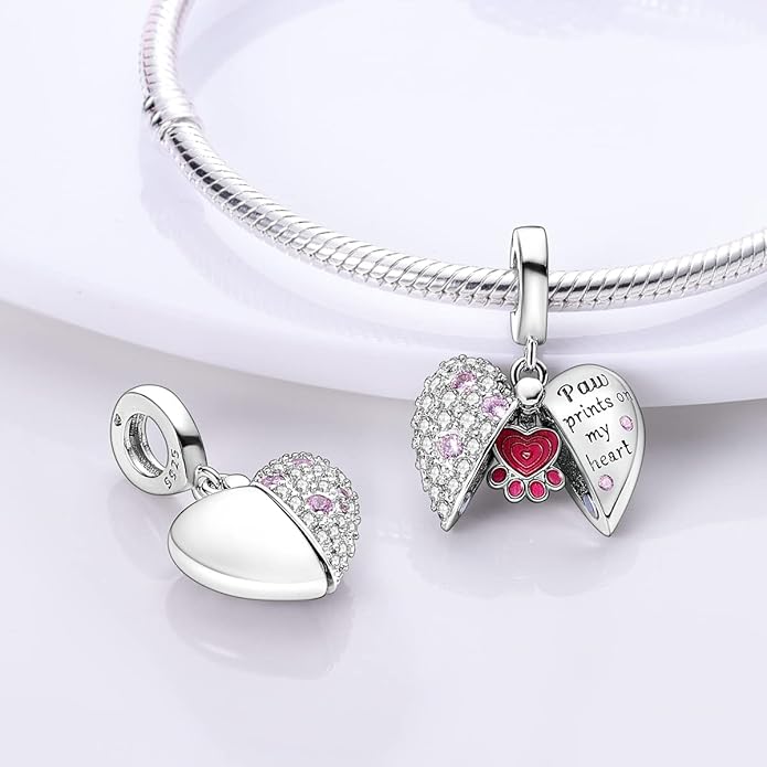 MULA 925 Sterling Silver Charms for Bracelets and Necklaces Family Letters Dangle Pendants Airplane Travel Beads Family Tree Jewelry Charms for Women