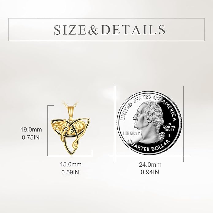 KECHO 14K Gold Animal Pendant Necklace - Dainty Zodiac & Pet Inspired Charm Necklace for Women - 16+1+1"