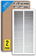 Fits 14x30 Duct Opening | Steel Return Air Grille by Handua | Vent Cover Grill by Handua