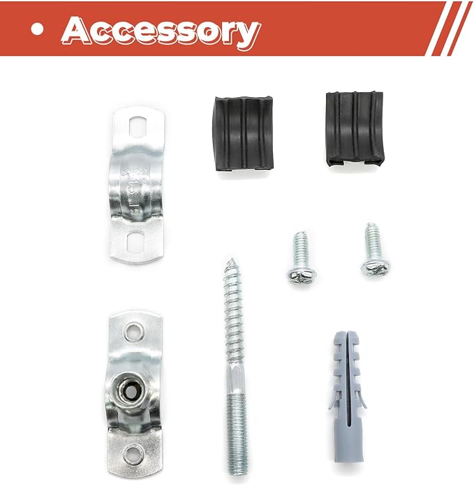 6 Pcs 1.9-2 Inch Split Ring Pipe Hanger, 47-51mm Heavy Duty Adjustable Pipe - Image 8