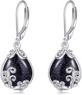 POPLYKE Celtic Filigree Teardrop Drop Dangle Earrings Sterling Silver Leverback Earrings Jewelry for Women