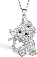 Couple Heart Or Cat BFF Best Friend for Girls Puzzle Friendship Pendant Necklaces,316L Stainless Steel
