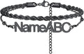 FindChic Custom Ankle Bracelets for Women, Stainless Steel Figaro/Cuban/Wheat/Rope/Herringbone Chain Anklets, Beach Foot Jewelry 8.5''-10.5'' Adjustable & Waterproof, with Gift Box