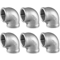 Stainless Steel 304 Cast Pipe Fitting 1/2" to 1/2" Female to Female NPT by JoyTube