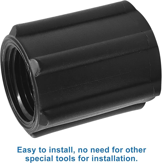 5 Pack 1/2 Inch Double Female Thread Joint PVC Coupling | Threaded, NPT Coupling - Image 4