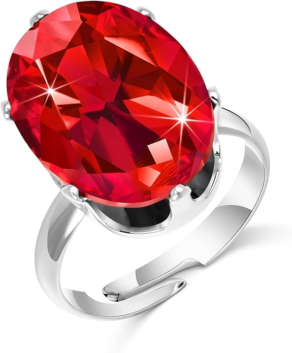 Linawe Cubic Zirconia Imitation Diamond Moissanite Rings for Women, 14K Gold/Rose Gold/Silver Adjustable Chunky Ring, Costume Rhinestone Jewelry for Wedding Engagement