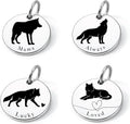 SM Design Mama Animal Charm Set – Set of 4 Stainless Steel Charms – Motherhood & Family Keepsake Jewelry Charmss