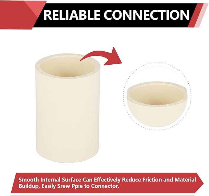 EFIELD 1-Inch CPVC Pipe Fittings, Slip x Slip Coupling, - Image 4