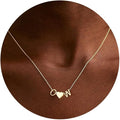 TURANDOSS Valentines Day Gifts for Kids Teen Girls - Dainty 14K Gold Plated Letter A-Z Initial Necklace with Heart, Personalized Jewelry Birthday Valentines Day Gifts for Girlfriend Wife Women