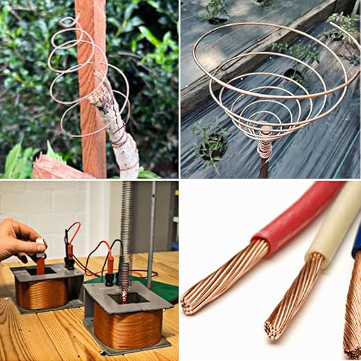 26 Gauge/0.4mm 426 Feet 5 oz 99.9% Dead Soft Copper Wire for Electroculture Gardening, Jewelry Making, Beading, Science Projects, DIY Artwork, Pure Bare Copper Wire