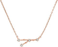 PAVOI 14K Gold Plated Astrology Constellation Horoscope Zodiac Necklace 16-18"