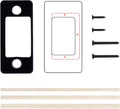 Deadbolt Restorer Strike Plate 2-3/4" x 1-1/8", Narrow Side and Large Hole | to by BonKuDoo