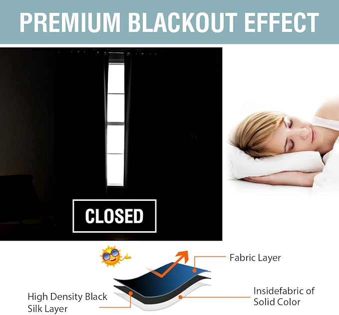 H.VERSAILTEX Blackout Curtain for Living Room Thermal Insulated Window - Image 6