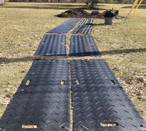 12Pcs 3' x 6' Ground Protection Mats w/ 22 Pcs Single Connectors - Image 4