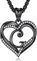 INFUSEU Unique Initial Necklaces for Women Girls Small Heart Letter Jewelry, Meaningful Personalized Gifts