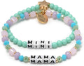 Little Words Project Mother's Day Gifts, The Original Word Bracelet, Made with Colorful Beads and Plated Brass Hardware, Handcrafted Design & Positive Message