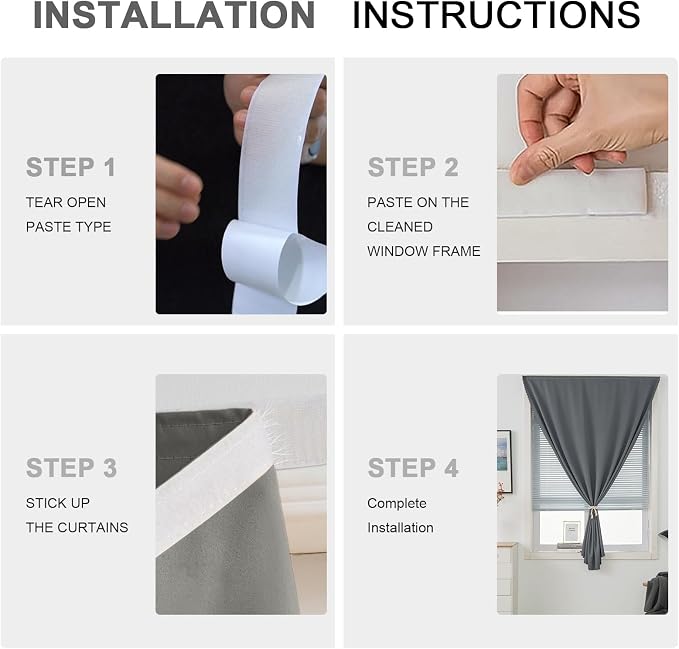 Self Sdhesive Curtains for Windows - Image 2