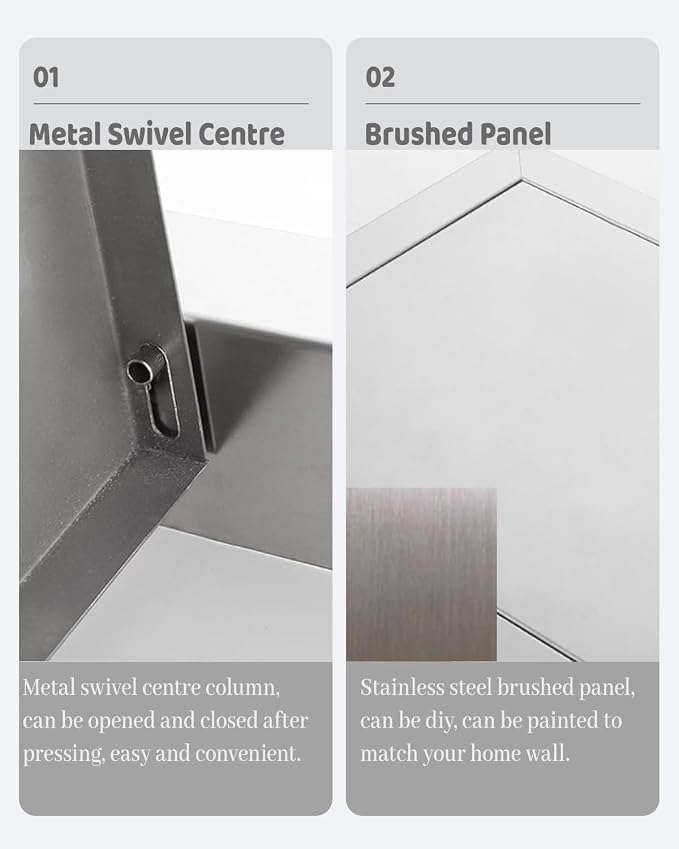 Metal Floor Access Panel for Plumbing Inspection, Shower Valve Cover, Durable - Image 3