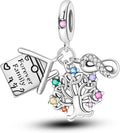 MULA 925 Sterling Silver Charms for Bracelets and Necklaces Airplane Passport Dangle Pendants Beads Butterfly Dragonfly Charms Jewelry Charm for Women