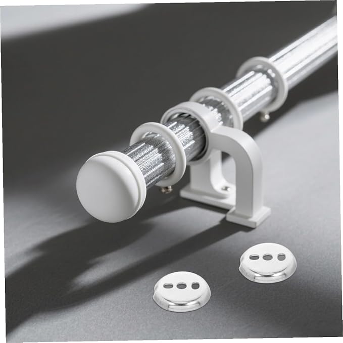 Cabilock 6pcs Stainless Steel Towel Bar Mounting Hardware and Toilet Roll - Image 5