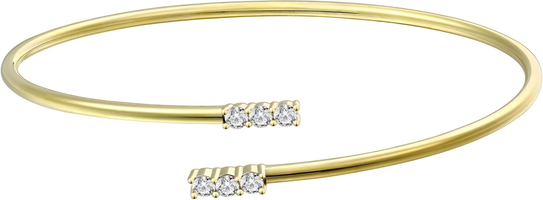 EcoGems Lab Grown Gemstone & Moissanite Bracelets – 14K White or Yellow Gold Plated Sterling Silver – Featuring Lab Grown Diamonds, Emeralds, Paraiba, Sapphire & Pearls – Sustainable Luxury Gift with Gift Box