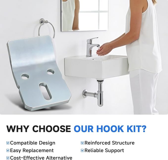 1224196 Wall-Mounted Sink Hanger Kit Compatible - Image 7