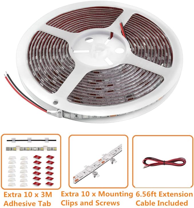 LED Boat Strip Lights, 32.8FT White Marine Pontoon Led Lights, Waterproof | - Image 5